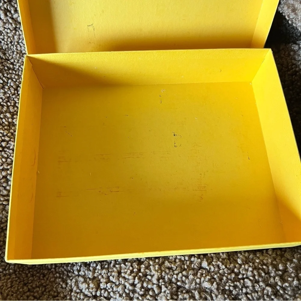 FENDI Empty Gift Box 9 x 7 2 Piece Cover and Bottom Box